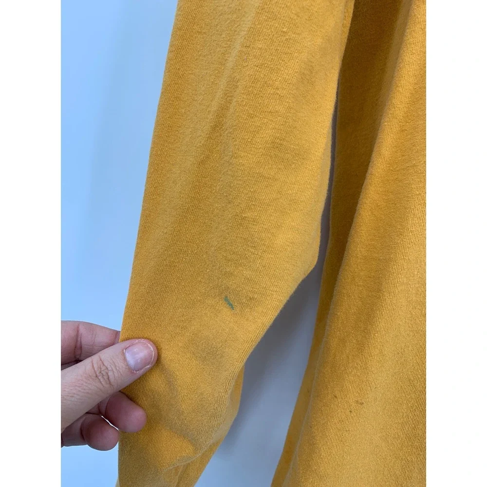 Vintage Harley Davidson Shirt XL Orange Long Sleeve Pikeville Kentucky Made USA - Picture 7 of 11